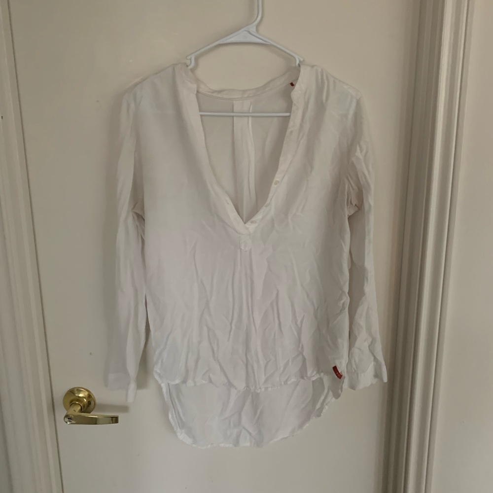 Espirit Half Button Up Shirt